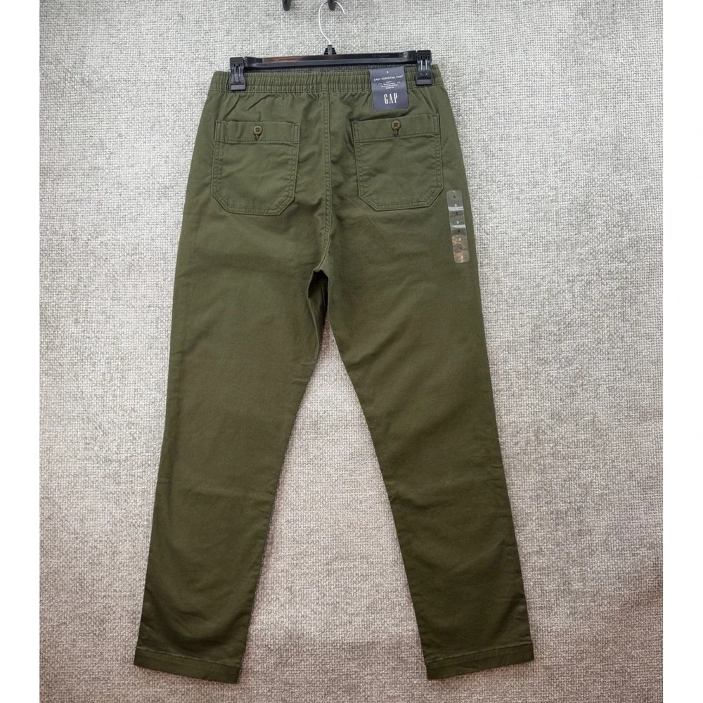 Gap Easy Essential Pant Mens Small Green NEW Straight Leg‎ GapFlex Moss Chino